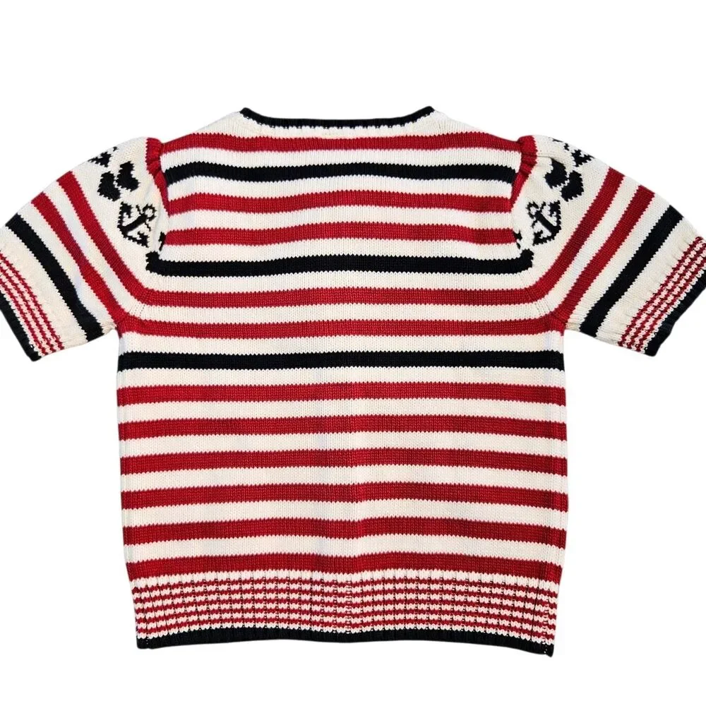 Gymboree Bon Voyage Set Girls Size 5 Skirt Sweater Top Red White Blue 2006 NWT